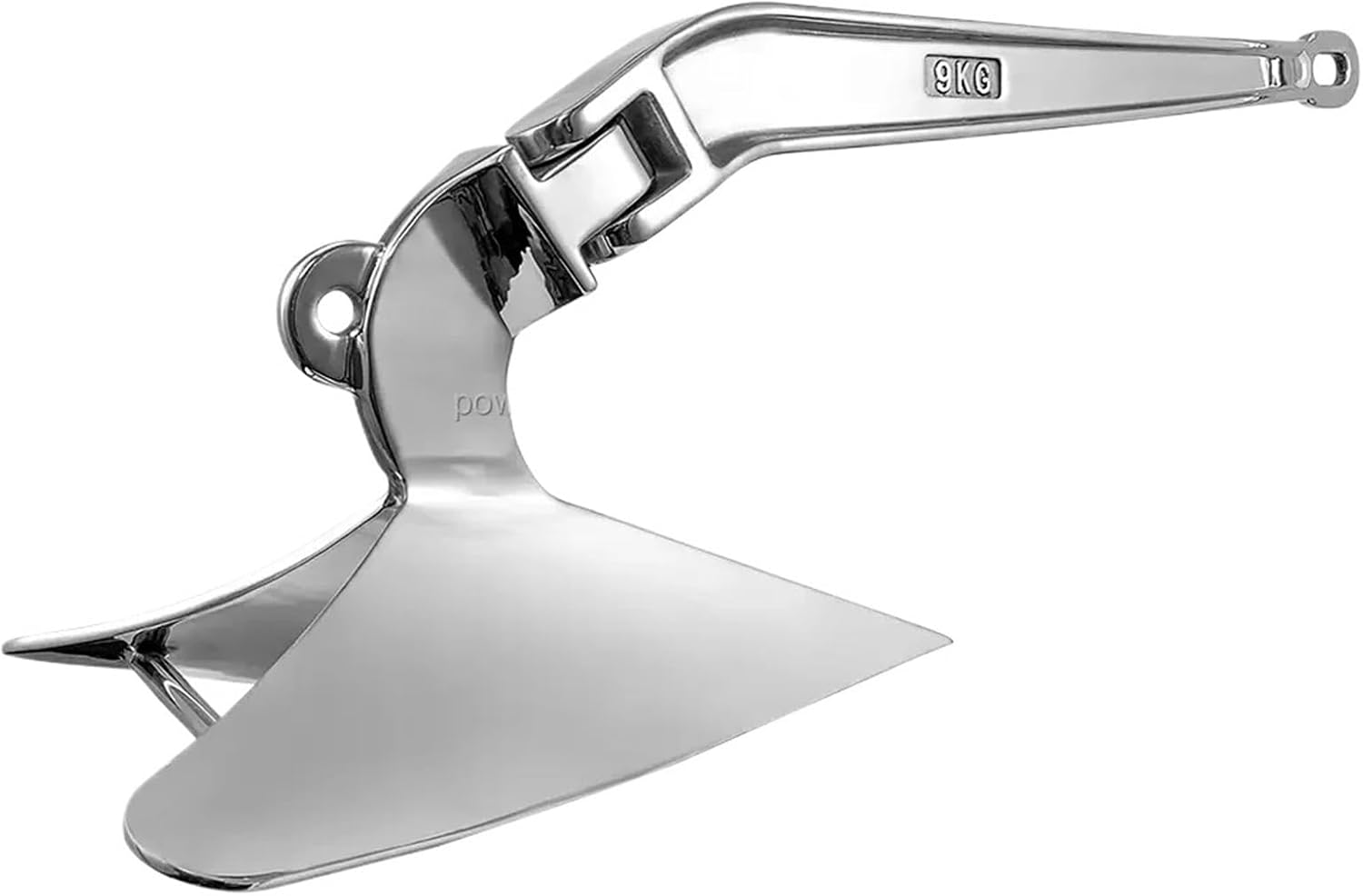 Folding Anchor, Boat Anchor Marine Hardware Accessories High Polished 316 Stainless Steel,for Small Boats Canoe Paddle Boards
