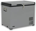 Whynter 45 Qt. Portable Refrigerator / Portable Freezer for Travel - Chest Freezer / Fridge for Car, Camping, RVs & More, -8°F to 50°F Temperature Range, AC 110V/ DC 12V, FM-45G, Gray