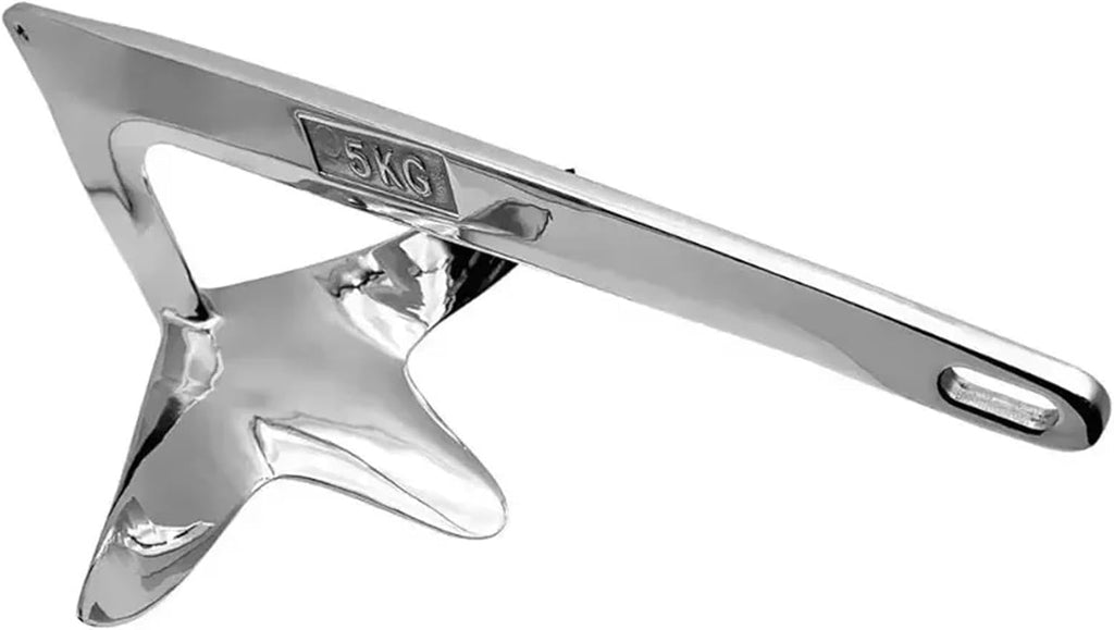 Folding Anchor, Stainless Steel 316 Anchor Yacht Lar Claw Ship,for Small Boats Canoe Paddle Boards