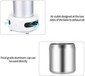 Electric cooler Portable Mini Refrigerator Electric Summer Drink Cooler 380 Ml Aluminum Cooling Cup Electric Cup Accessories for Wine/Beer/Cola/Drink/Juice Cooling