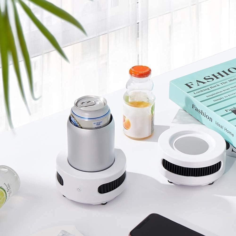 Electric cooler Portable Mini Refrigerator Electric Summer Drink Cooler 380 Ml Aluminum Cooling Cup Electric Cup Accessories for Wine/Beer/Cola/Drink/Juice Cooling