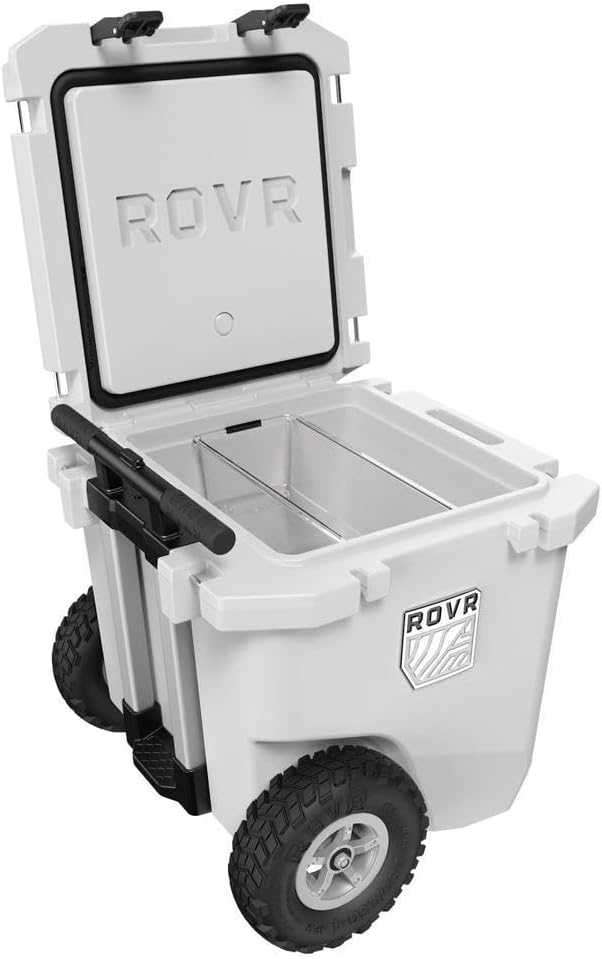 RovR Hard Cooler – Heavy Duty Insulated Cooler Box for Camping, Beach, Travel, Tailgating, Fishing, and Parties – Rugged Portable Cooler for Long Ice Retention