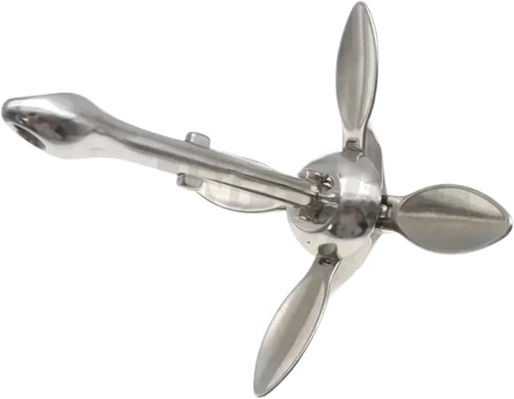 Folding Anchor, 1.5 KG/0.7KG Docking Hardware Boat Folding Grapnel Anchor,for Small Boats Canoe Paddle Boards