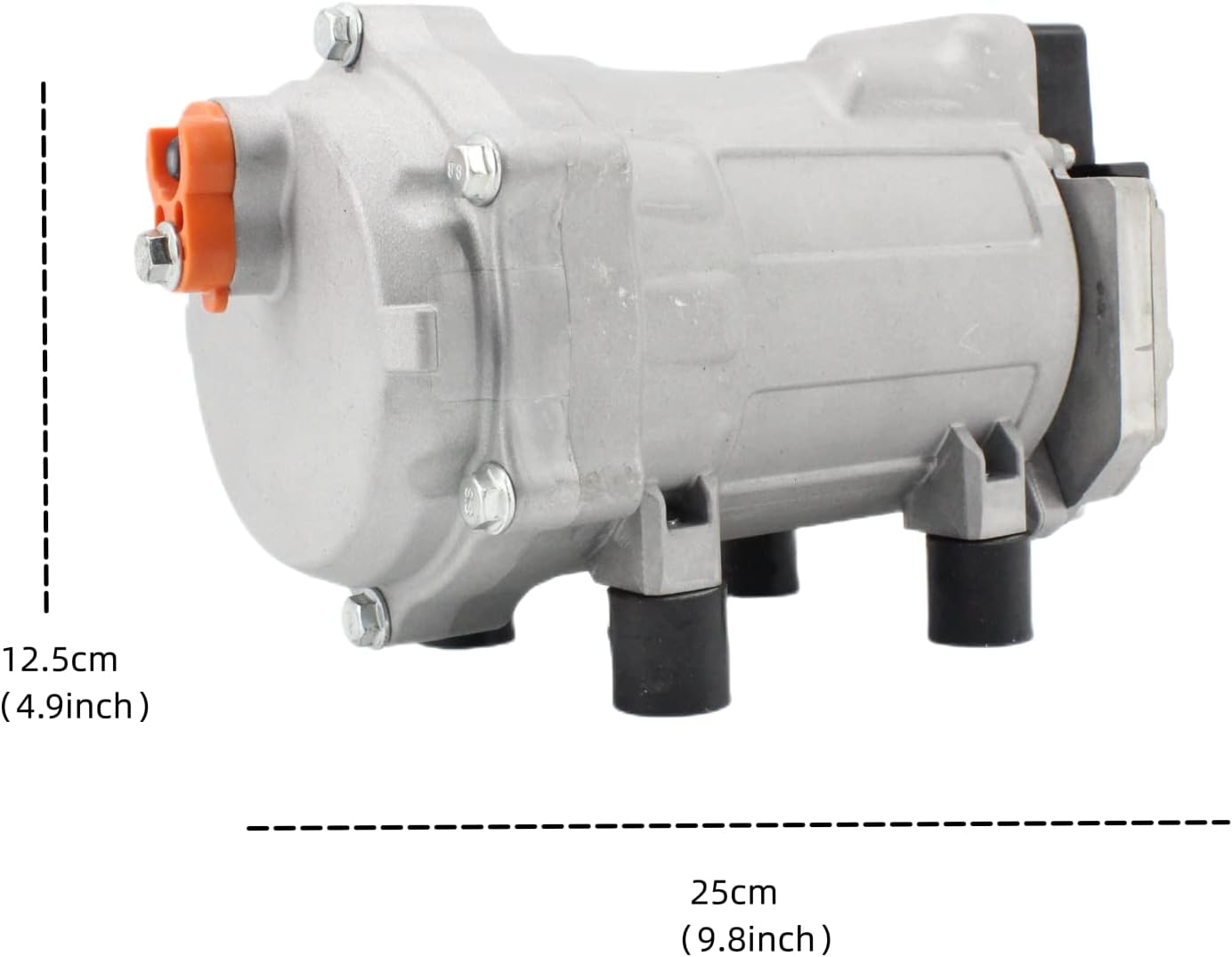 Automotive Air Conditioner Compressor, Air Conditioner System DC Electric Compressor, New Energy Air Conditioner Battery Powered Integrated Compressor DIY Modification (12V)