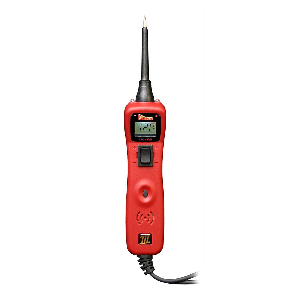 Power Probe III Clamshell - Red (PP3CSRED) [Car Automotive Diagnostic Test Tool, Digital Volt Meter, AC/DC Current Resistance, Circuit Tester]