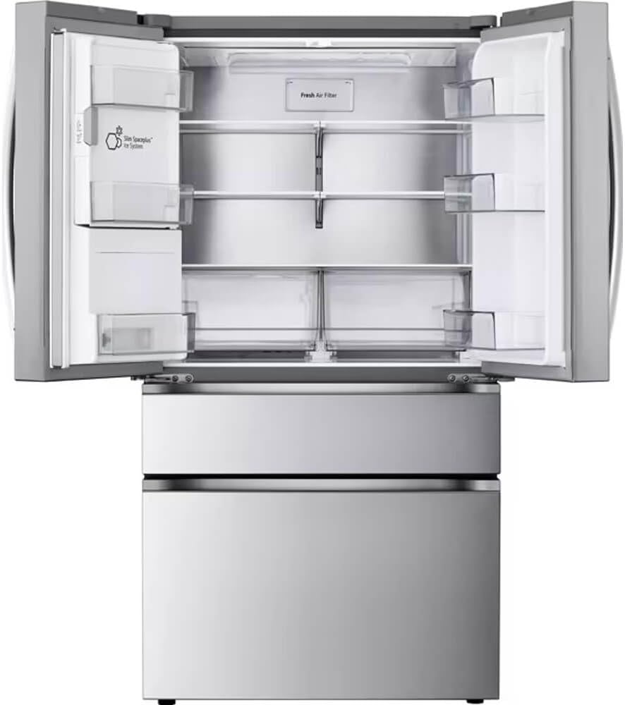 LG 29 cu. ft. SMART Standard Depth MAX French Door Refrigerator with Full Convert Drawer in PrintProof Stainless Steel LF29H8330S