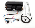LOYALHEARTDY A/C Air Conditioning Evaporator Assembly Unit & Heater Kit, 600CFM 3 Speed AC 12V Under-Dash Evaporator Electrical Thermostat for Car Truck, Heat & Cool 4 port 12V (BEU-404-000)