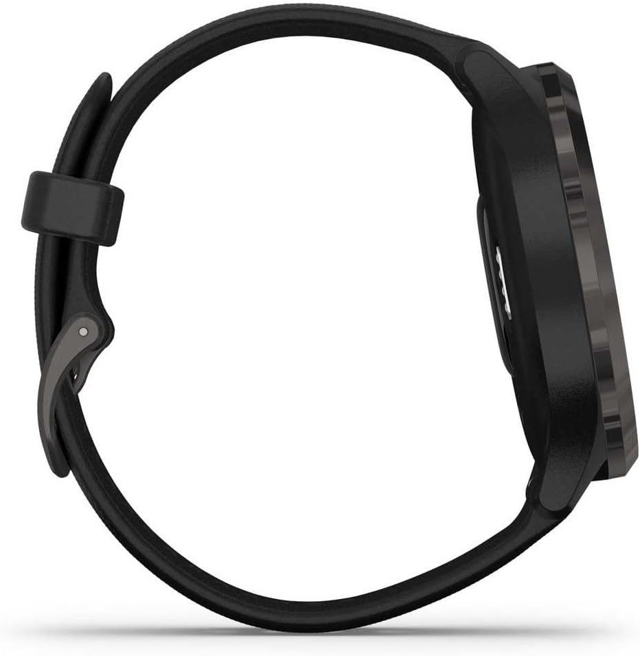 Garmin vivomove 3, Hybrid Smartwatch with Real Watch Hands and Hidden Touchscreen Display, Black