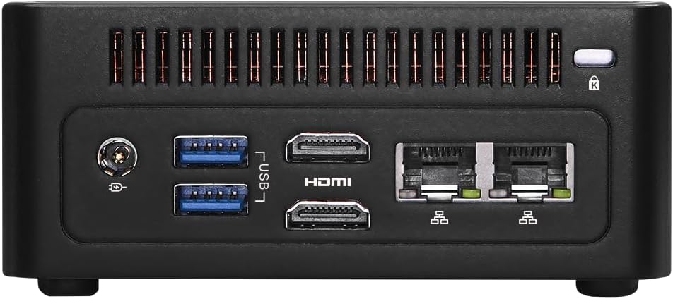 4X4 BOX-AI350 Gaming Mini PC AMD Ryzen AI 7 350, Up to 50 NPU TOPs, RDNA 3.5 GPU, XDNA 2 NPU, Up to 96GB, Up to 8K Quad Display, 8Cores, USB4, Wi-Fi 6E, BT 5.2, HDMI 2.1, Support Copilot+PC, Office