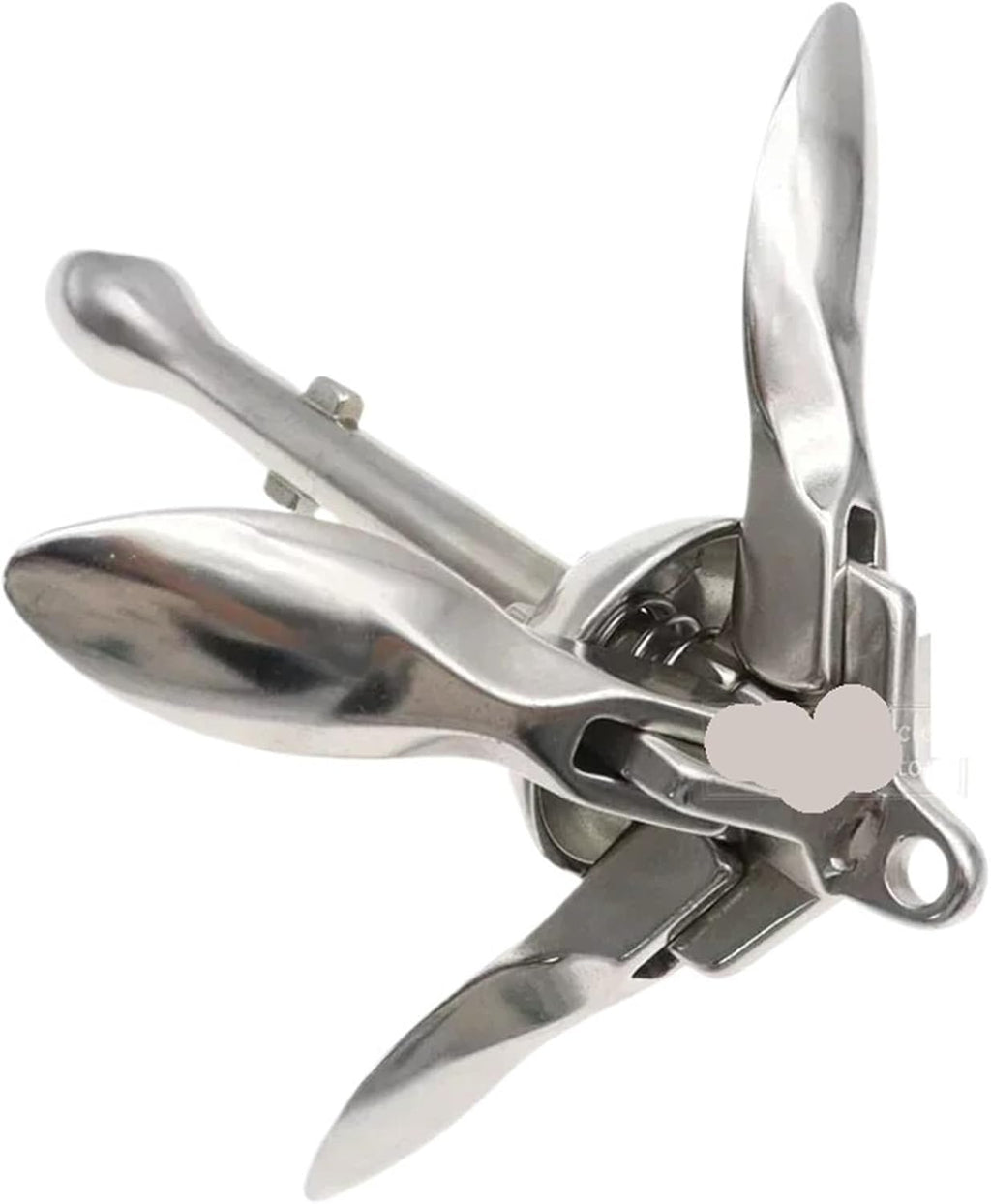Folding Anchor, Boat Accessories 6kg Folding Grapnel Anchor 316 Stainless Steel,for Small Boats Canoe Paddle Boards