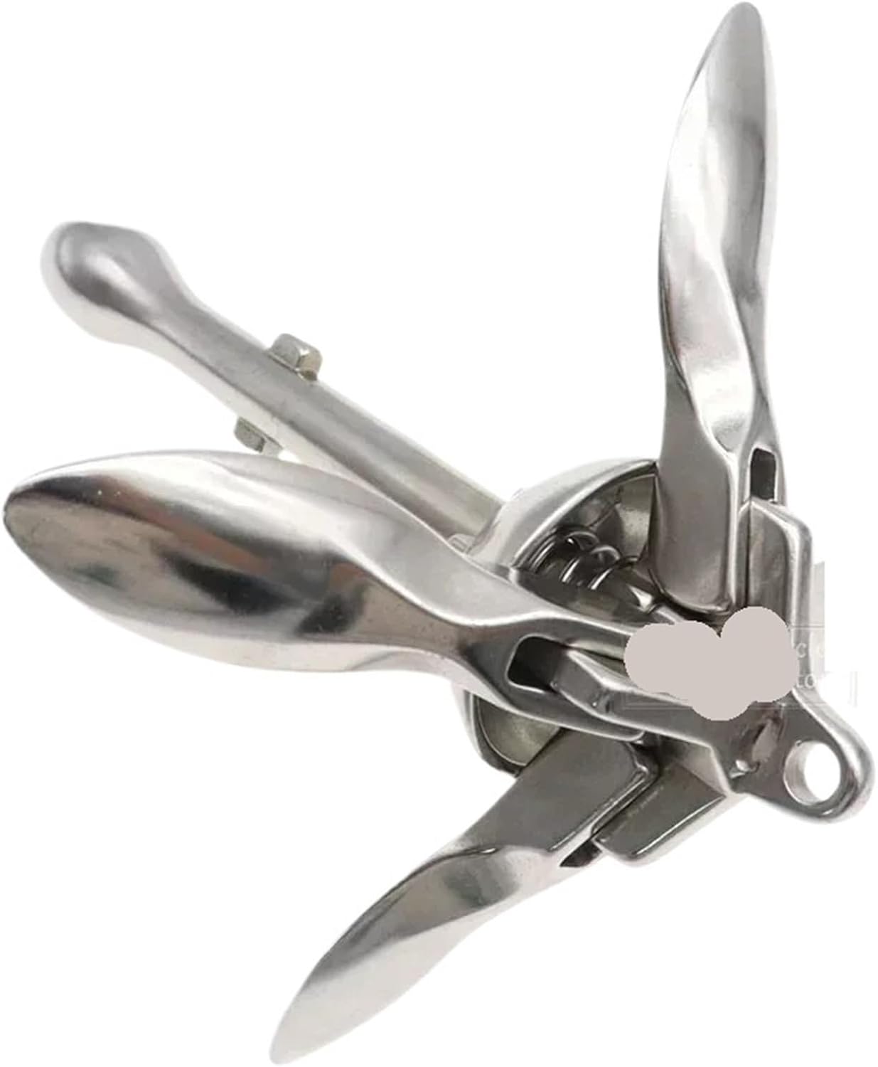Folding Anchor, Boat Accessories 6kg Folding Grapnel Anchor 316 Stainless Steel,for Small Boats Canoe Paddle Boards