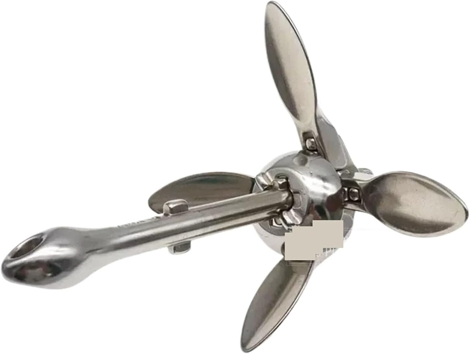 Folding Anchor, Boat Accessories 6kg Folding Grapnel Anchor 316 Stainless Steel,for Small Boats Canoe Paddle Boards