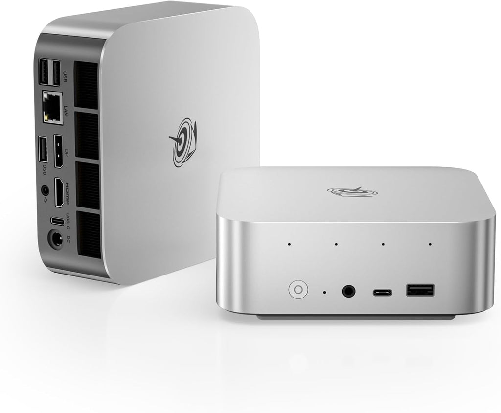 Beelink SER9 Pro Mini PC, AMD Ryzen 7 H 255 (8C/16T up to 4.9GHz), 32GB DDR5 RAM 1TB PCIe4.0 SSD, Mini Computer Support 4K@144Hz, Triple Display, Built-in MIC, Speakers, Voice Interaction