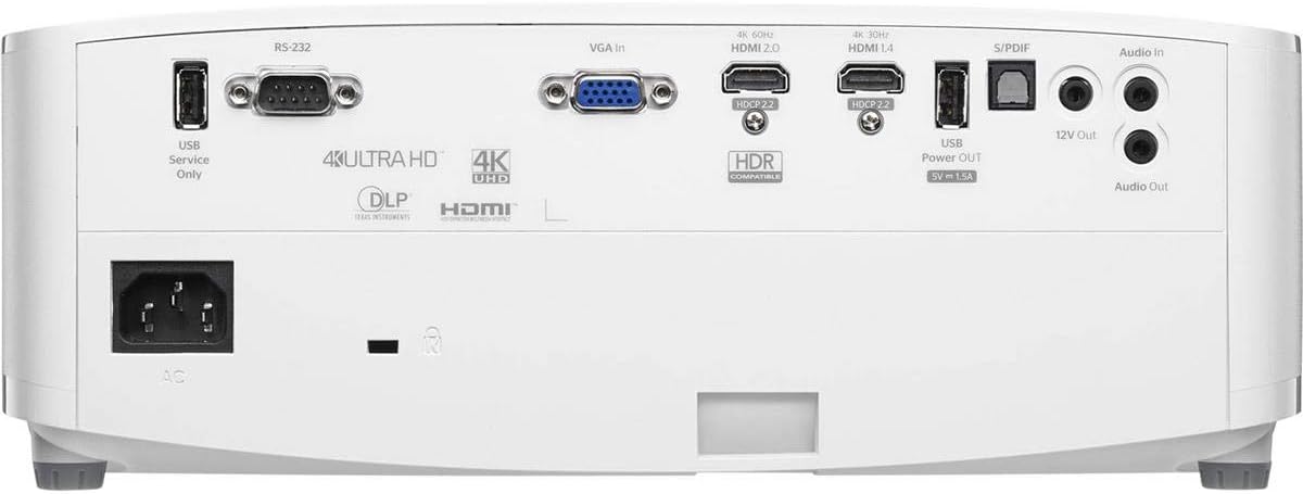 Optoma UHD50X True 4K UHD Projector for Movies & Gaming | 240Hz Refresh Rate | Lowest Input Lag on 4K Projector | Enhanced Gaming Mode 16ms Response Time | HDR10 & HLG Compatibility | 3400 lumens