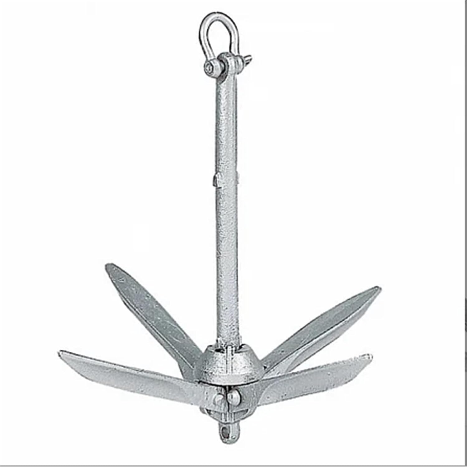 Folding Anchor, Carbon Steel Inflatable Boat Galvanized Folding Anchor,for Small Boats Canoe Paddle Boards