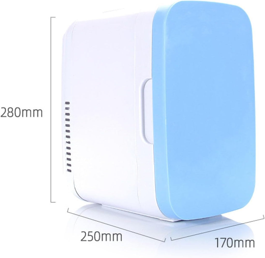 Mini Car Refrigerator 8 Liter Capacity Portable Electric Cooler Warmer 12V Fast Cooling Portable Car Fridge for Car, RV, Camping, Travel, Fishing Outdoor,White