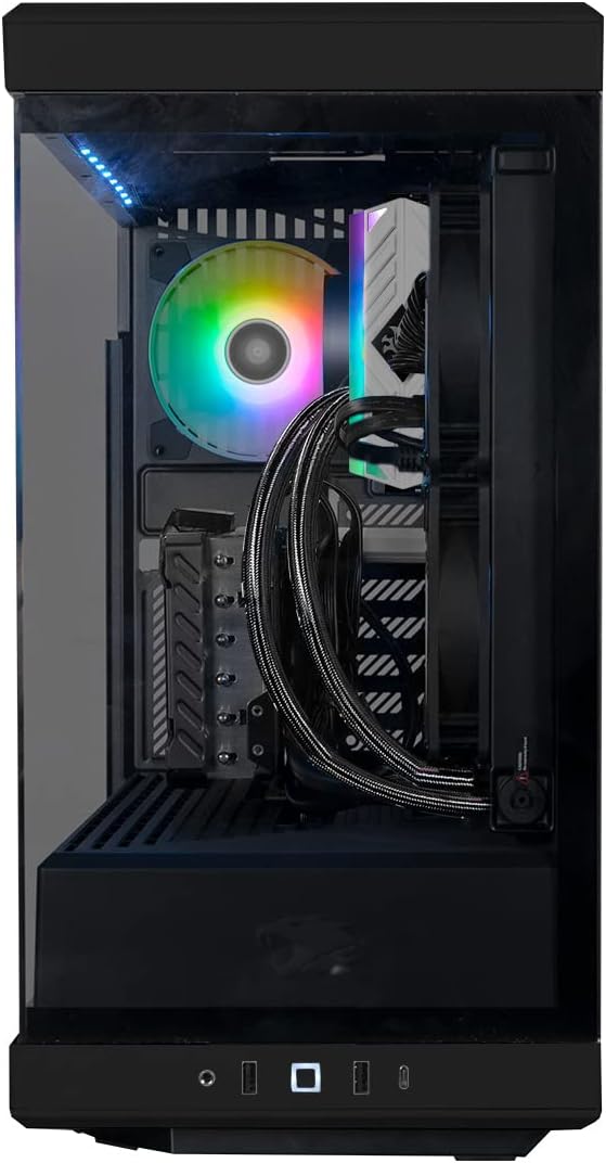 iBUYPOWER Y40 Black Gaming PC Computer Desktop Y40BA7N47TS01 (AMD Ryzen 7 7700X, RTX 4070 Ti Super 16GB, 32GB DDR5 5600 RGB (16x2), 2TB NVMe SSD, WiFi Ready, Windows 11 Home)