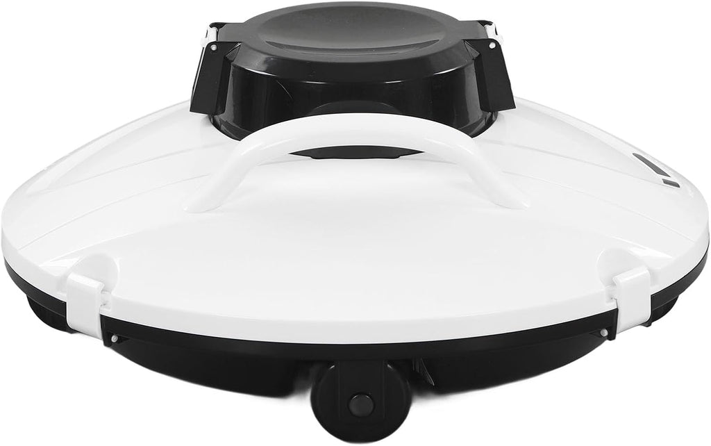 Wireless Pool Vacuum Robot - 30W, Cordless Pool Cleaning Machine with Automatic Cleaning, Strong Suction, Suitable for Flat Pools up to 914 Sqft, US Plug 110-240V, Built in 5000mAh Battery