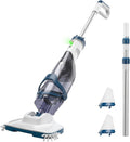 ENHULK Pro Cordless Pool Vacuum - 18.5 GPM Powerful Suction, 70min Runtime & 13.4' Wide Head, XL Capacity Handheld Rechargeable Pool Cleaner for Inground/Above Ground Pools with Telescopic Pole, PC18