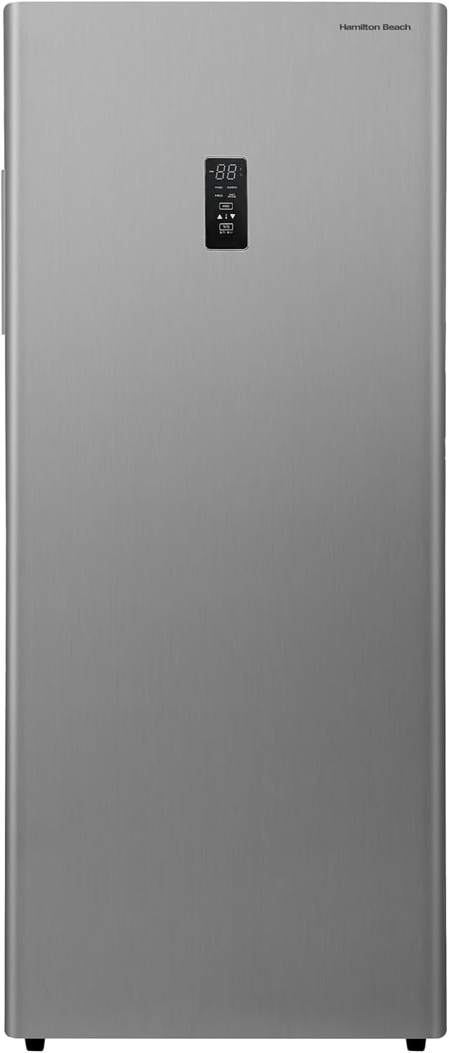 Hamilton Beach, 20 Cu. Ft. Upright Convertible Refrigerator/Freezer, Stainless Steel