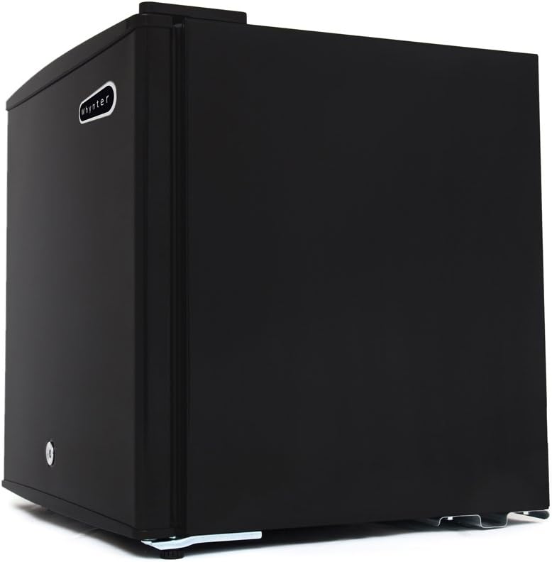 Whynter Upright Small Freezer Mini Freezer with Lock for Bedrooms, Dorms, Garages, Offices CUF-110B, Black Energy Star, 1.1 Cu Ft