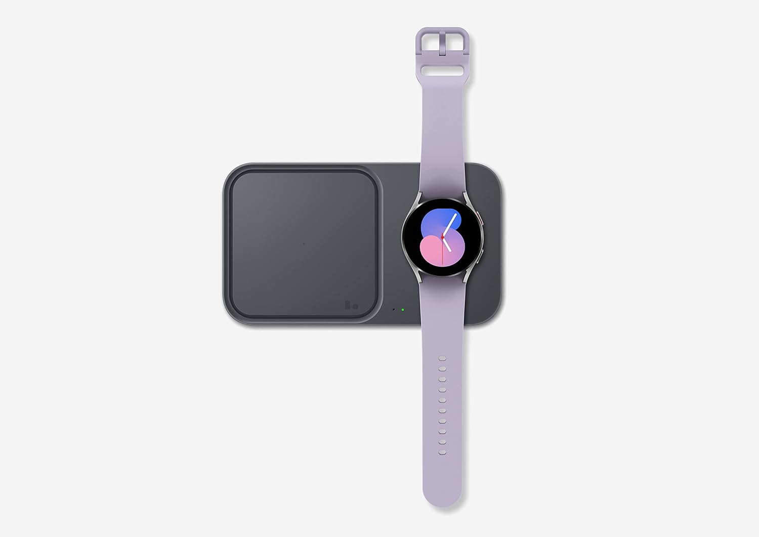 SAMSUNG Galaxy Watch 5 40mm Bluetooth Smartwatch w/Body, Health, Fitness and Sleep Tracker, Sapphire Crystal Glass, Enhanced GPS Tracking, US Version, Silver Bezel w/Purple Band (Renewed)