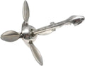 Folding Anchor, 1.5KG Folding Anchor Grapnel Boat for Small Craft and Dinghies Collapsible,for Small Boats Canoe Paddle Boards