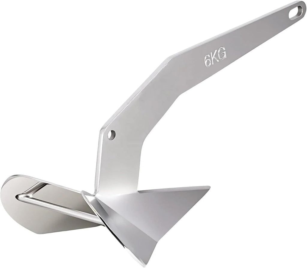 Folding Anchor, Custom Boat Anchors Stainless Steel Anchor Marine Grade Premium 316 5Kgs,for Small Boats Canoe Paddle Boards