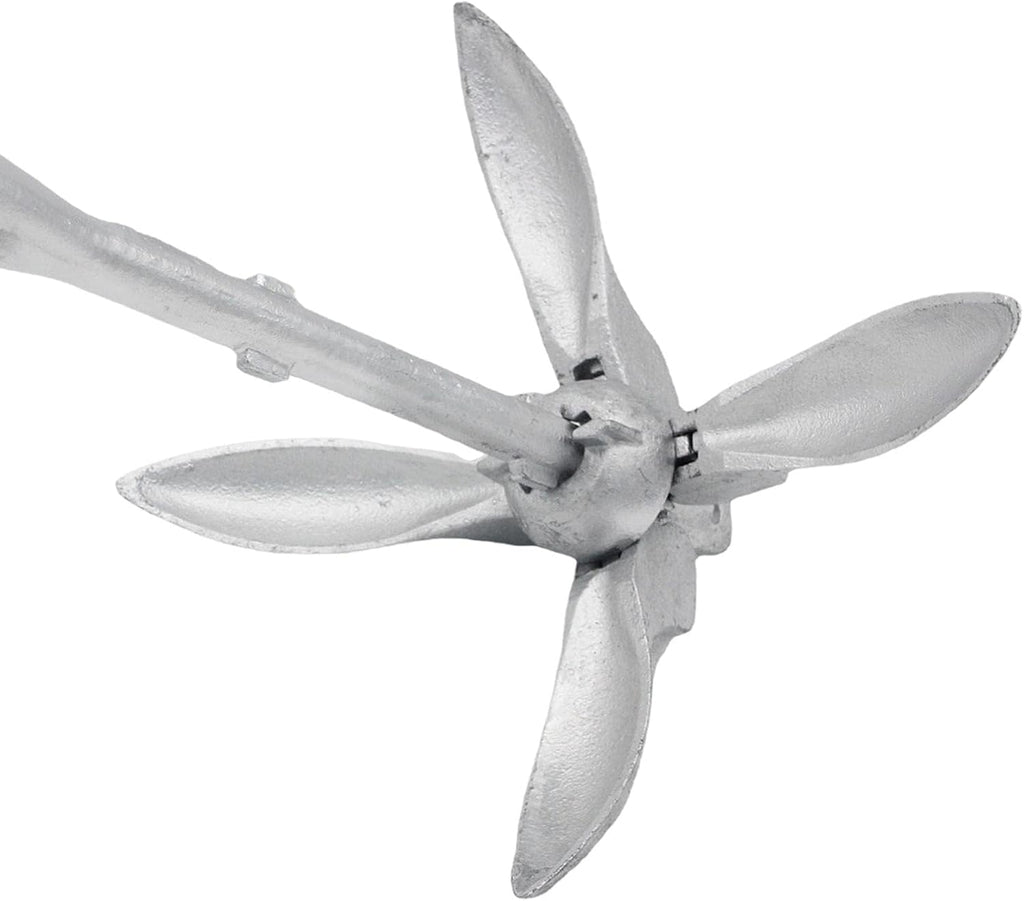 Universal Folding Anchor Grapnel/Fishing Accessories Carbon Steel Foldable/for Canoes Small Watercrafts Dinghies Paddle Boards/, 4KG