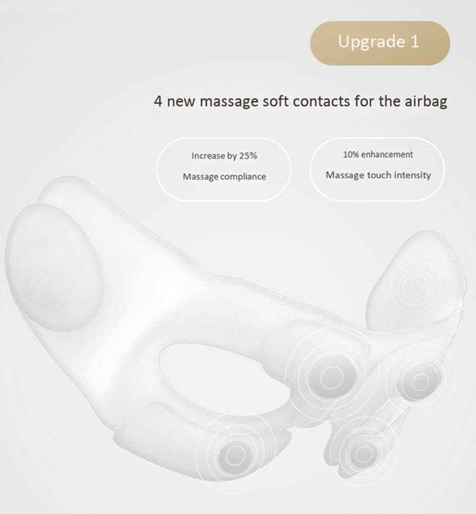 Eye-Massager-with-Heat,Air Pressure Massage, Hot Compress, Electric Portable Massager for Relieve Eye Strain Dark Circles Eye Bags Dry Eye Improve Sleep