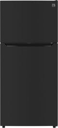 Kenmore 30' Top Mount Refrigerator with Freezer - Adjustable Shelving, Humidity-Controlled Crispers, LED Lighting, ENERGY STAR Certified, Garage Ready, 20.2 cu. ft. Capacity - Black