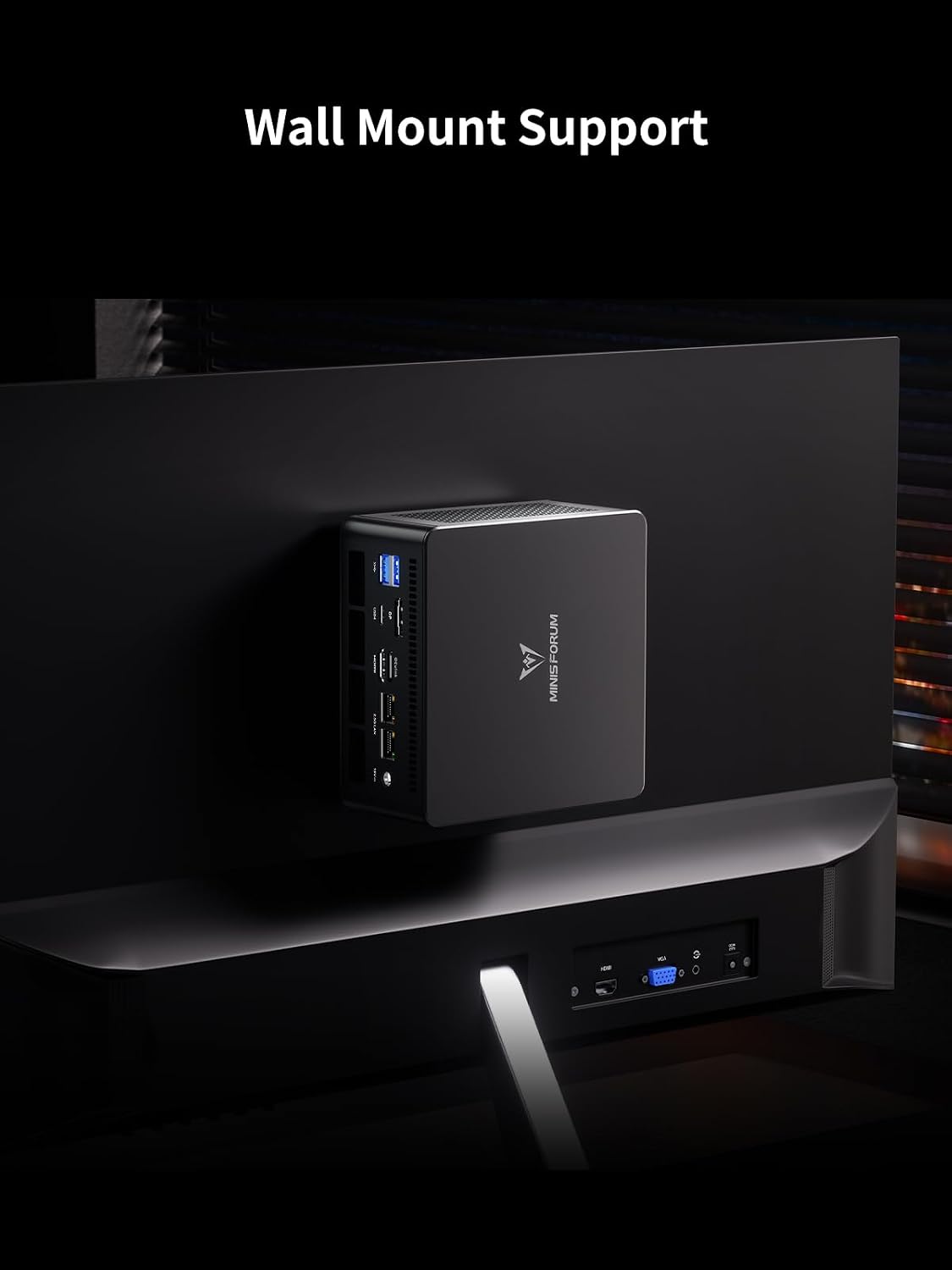 MINISFORUM UM890 Pro Mini PC AMD Ryzen 9 8945HS(8C/16T, up to 5.2GHz) Barebone Version, 2xUSB4(PD 8K)|1xHDMI|1xDP Four Outputs, 2X RJ45, BT5.2 4xUSB3.2 AMD Radeon 780M Graphics Micro Computer