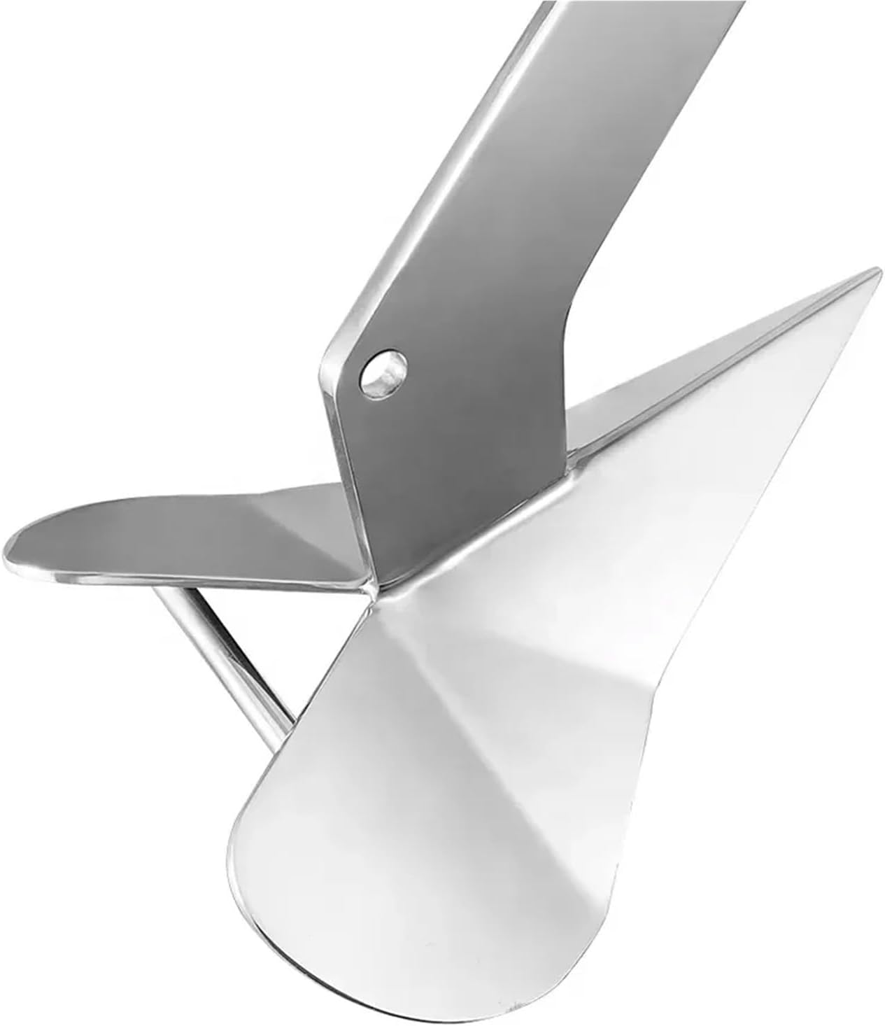 Folding Anchor, Mirror Polished 3KG Boat Anchor Marine Hardware Accessories,for Small Boats Canoe Paddle Boards