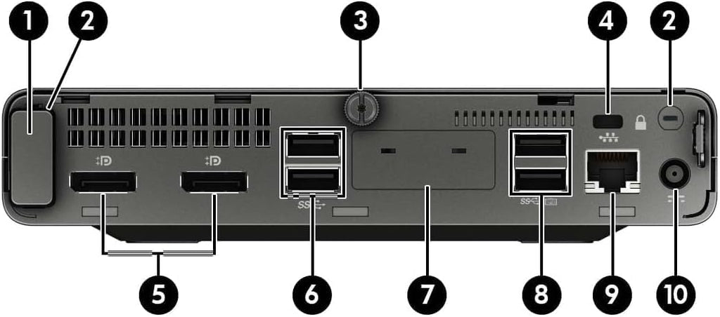HP EliteDesk 705 G4 Mini Desktop Computer, AMD Quad-Core Ryzen 5 2400GE up to 3.8GHz, 16GB DDR4 RAM, 512GB SSD, Keyboard, Mouse, Windows 11 (Renewed)