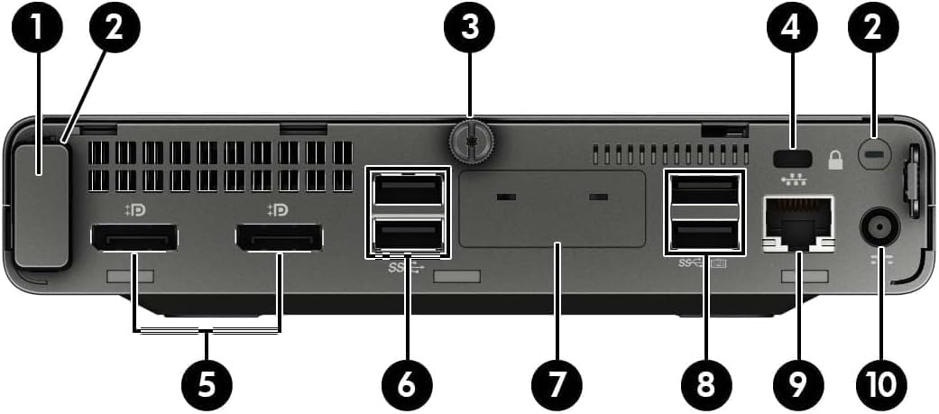 HP EliteDesk 705 G4 Mini Desktop Computer, AMD Quad-Core Ryzen 5 2400GE up to 3.8GHz, 16GB DDR4 RAM, 512GB SSD, Keyboard, Mouse, Windows 11 (Renewed)