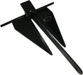 Greenfield Poly Coated Fluke Anchor Black