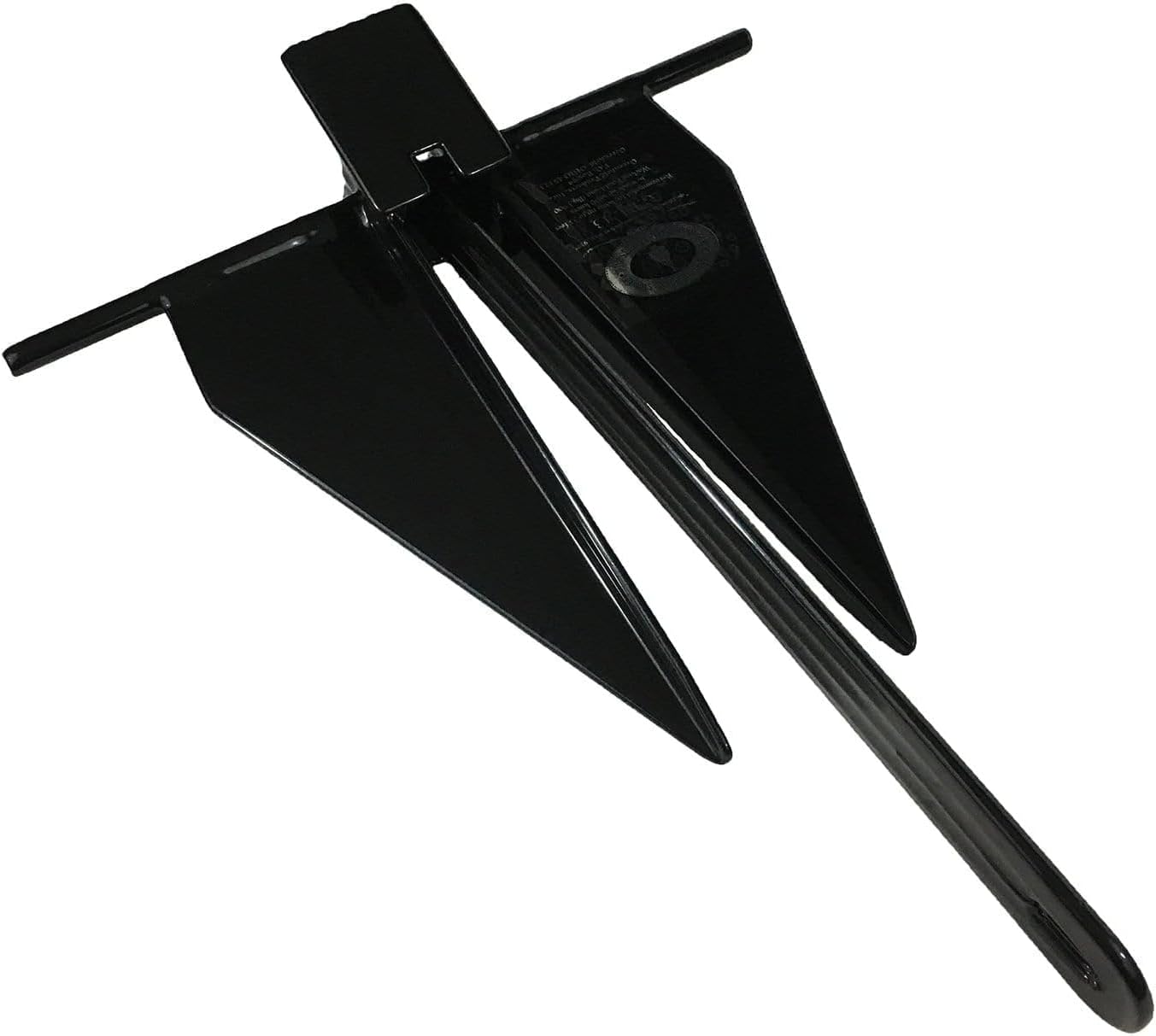 Greenfield Poly Coated Fluke Anchor Black