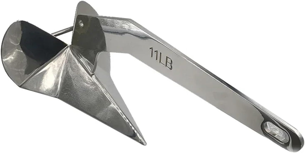 Folding Anchor, 3kg 316 Stainless Steel Polishing Boat Marine Anchors Anchor,for Small Boats Canoe Paddle Boards