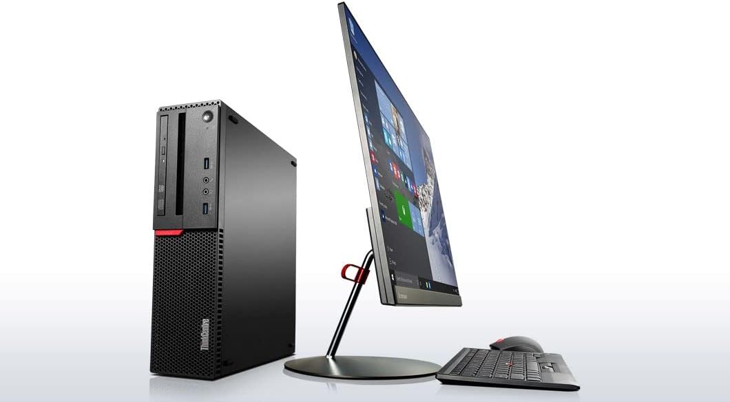 Lenovo ThinkCentre M700 SFF Gaming Desktop Computer i7 6700 up to 4.0GHz,32GB RAM 512GB SSD +2TB HDD, NVIDIA GT 1030 2GB, WiFi BT,DVD-RW,Wireless Keyboard & Mouse,Windows 10 Pro (Renewed)