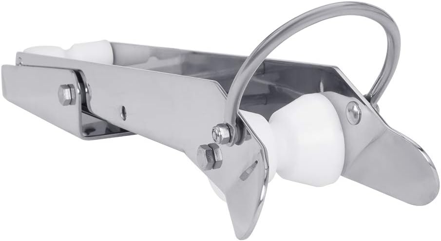 White Water AR7561S Marine Polished Stainless Pivoting Anchor Roller, 20-1/2'