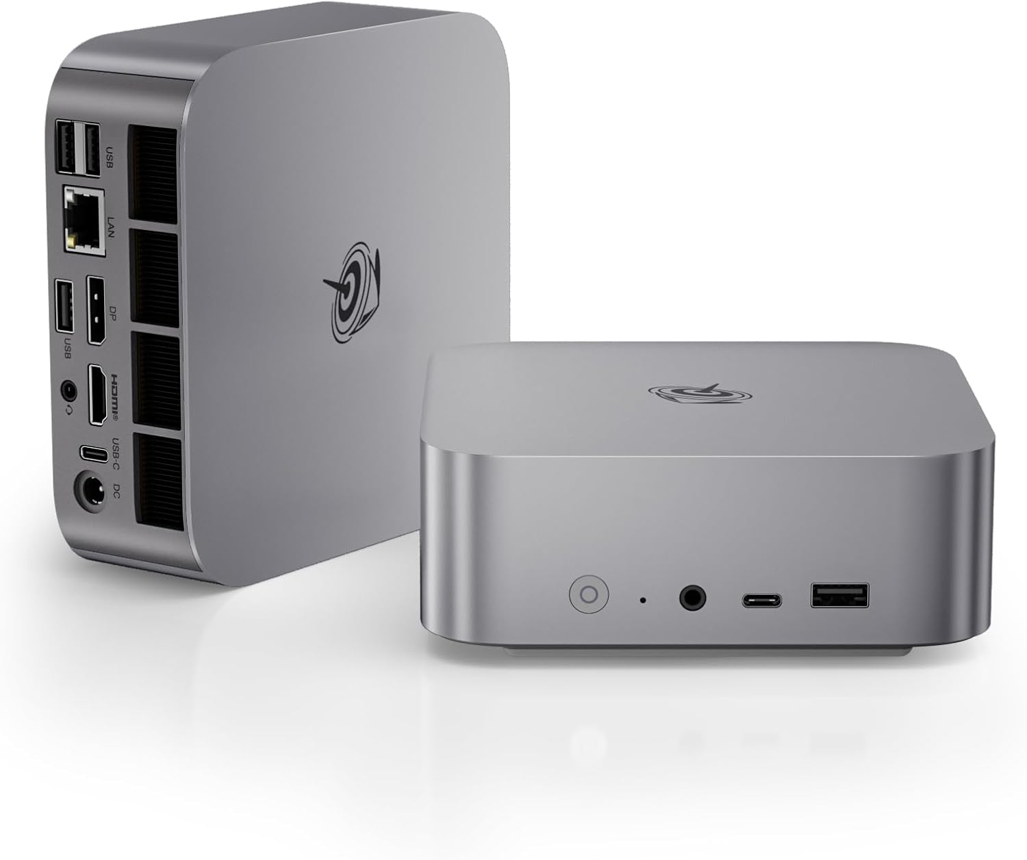Beelink SER8 Mini PC, AMD Ryzen 7 8745HS (8C/16T, up to 4.9GHz), 32GB DDR5 RAM 1TB PCle 4.0 SSD, Mini Desktop Computer Support 4K@144Hz Triple Display, WiFi6, BT5.2, HDMI+DP, USB4