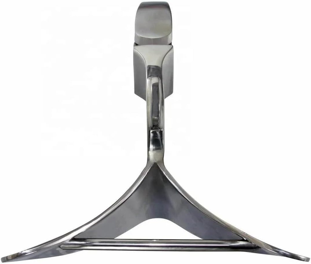 Folding Anchor, Boat Anchor 5kg 316 Stainless Steel Non-Hinged Plow,for Small Boats Canoe Paddle Boards