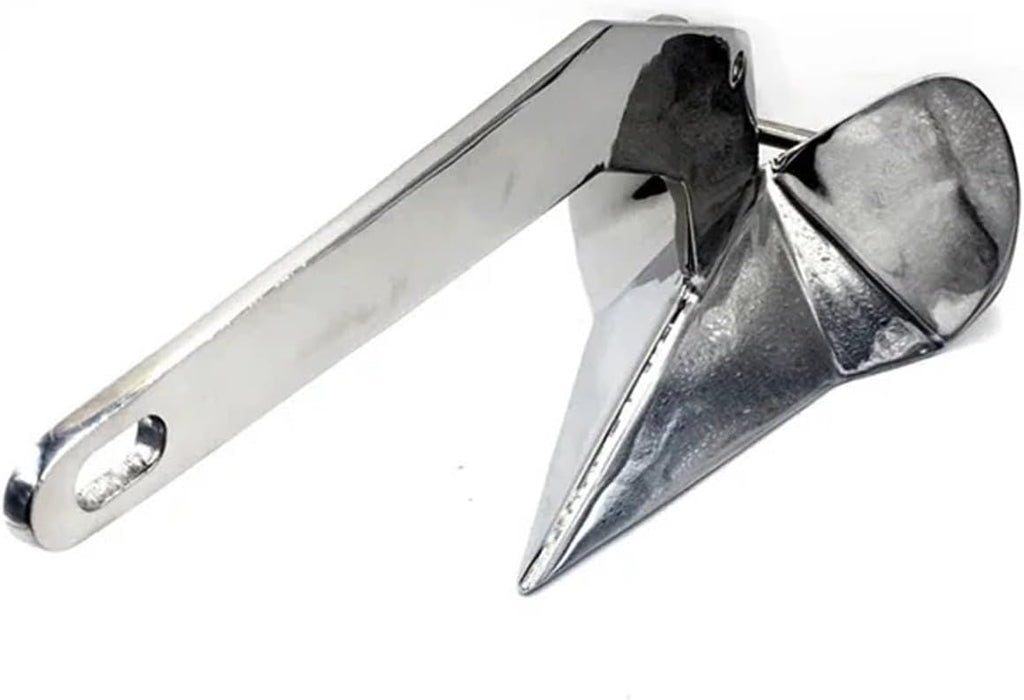 Folding Anchor, 3kg 316 Stainless Steel Polishing Boat Marine Anchors Anchor,for Small Boats Canoe Paddle Boards
