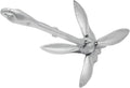 1pc 1.5kg/3.5lb Boat Anchor Folding Grapnel Anchor 2.5kg/3.2kg Galvanized Cast Anchor for Kayak Boat Paddle Board(1.5kg(3.5lb))