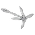 1pc 1.5kg/3.5lb Boat Anchor Folding Grapnel Anchor 2.5kg/3.2kg Galvanized Cast Anchor for Kayak Boat Paddle Board(2.5kg(5.5lb))