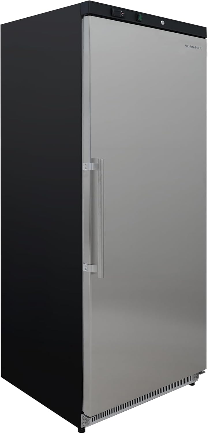 Hamilton Beach 19.2 CU FT Commercial Upright Refrigerator W:30.6' x L:27.4' X H:74.4' (Stainless Steel)