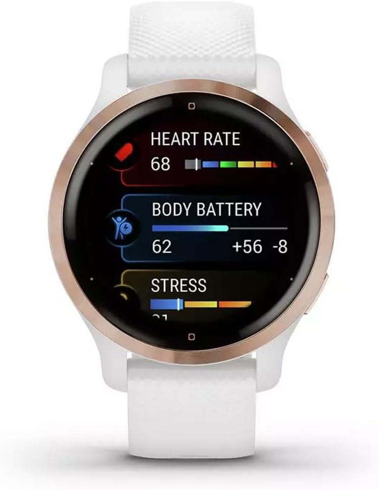 Garmin Venu 2s Rosa Oro/Blanco Smartwatch Multisport WiFi GPS Integrated Frecuencia Actividad Sueño 40mm