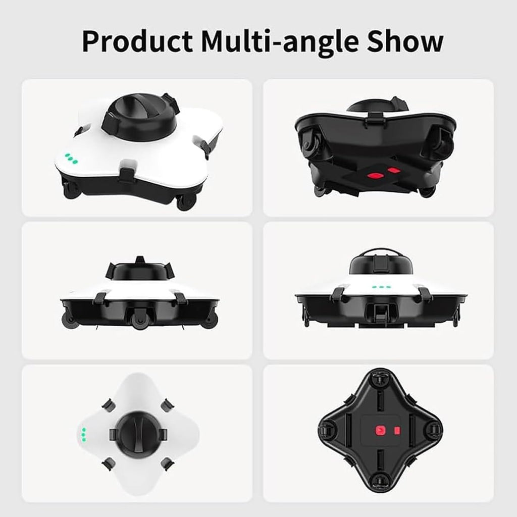 Cordless Pool Cleaner Robotic,Automatic Pool Vacuum Cleaner,Electric Pool Cleaning Robot,Lasts 120 Mins and 100㎡,7500mAh,Diving Depth 3.0M
