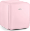 Cooluli Curve 1.7 cu ft Mini Fridge - Small Refrigerator for Bedroom, Office, College Dorm Room - Smart Temperature Control (Pink, 1.7 cu.ft)