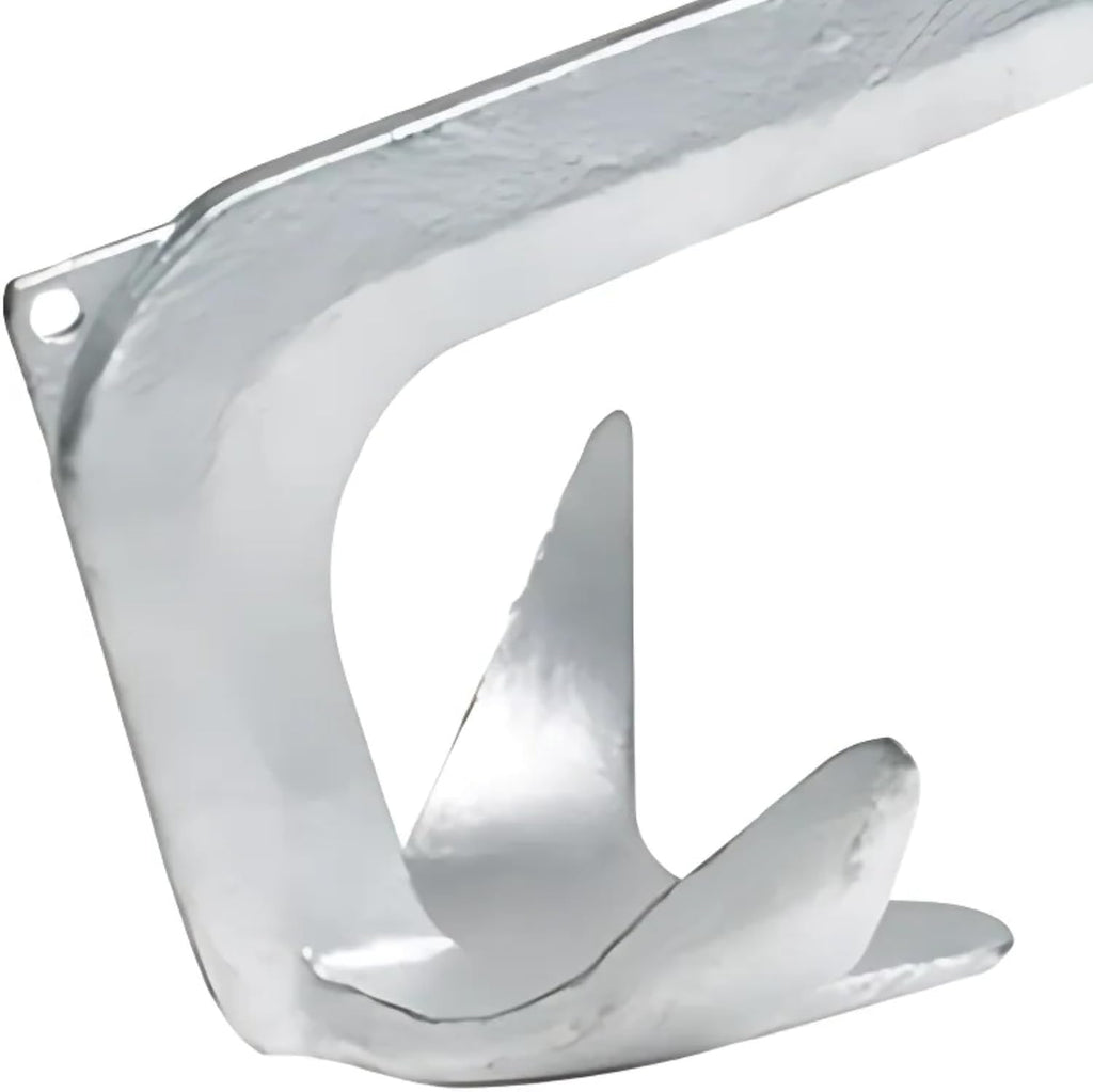 MarineNow Hot-Dipped Galvanized Steel Bruce/Claw Style Boat Anchor | High-Holding Power | Durable One-Piece Design | Corrosion Resistant | 1 kg to 50 kg (2.2 lb to 110 lb)